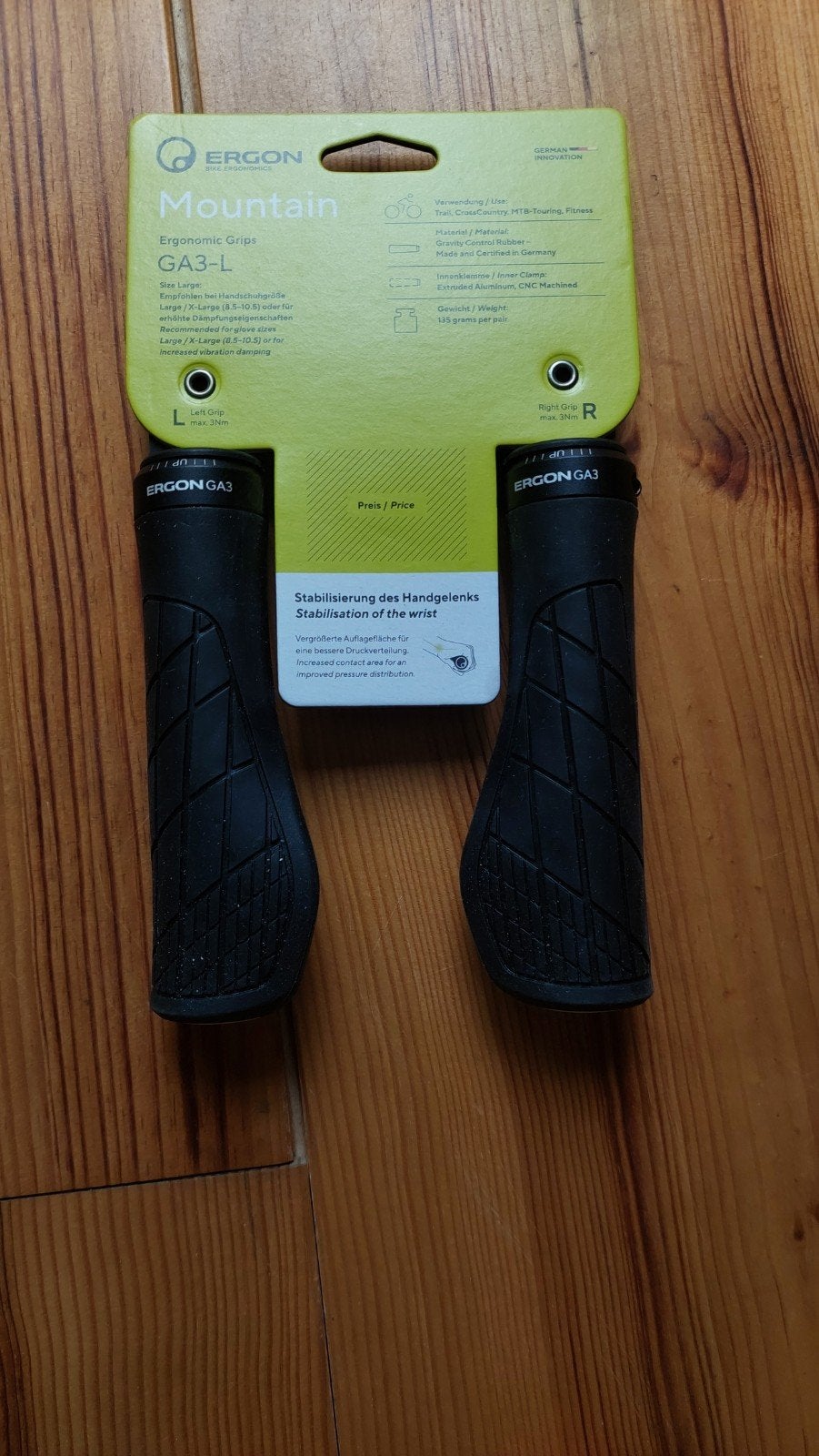 Ergon GA3-L ergonomische handvatten - Nieuw, Fietsen en Brommers, Fietsonderdelen, Ophalen of Verzenden