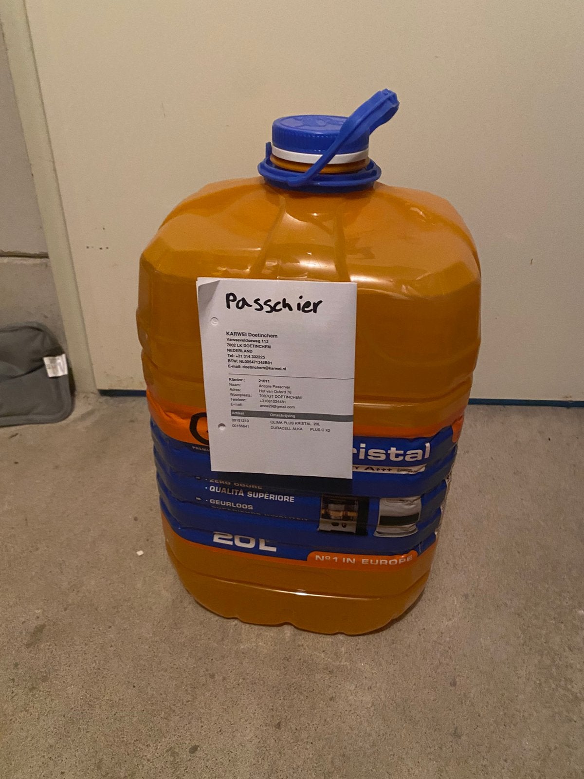 Qlima olie 20 L, Huis en Inrichting, Kachels, Ophalen, Overige brandstoffen, Petroleumkachel