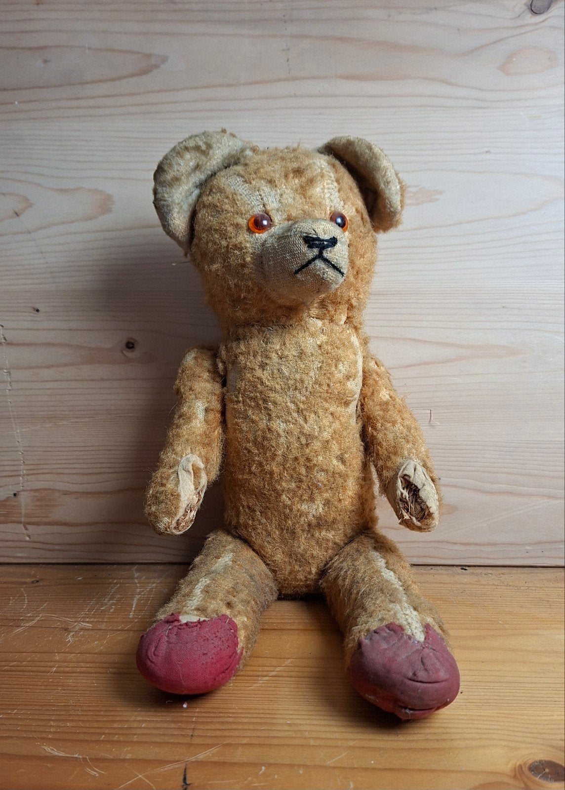 beer antiek oude teddy beer, Ophalen of Verzenden