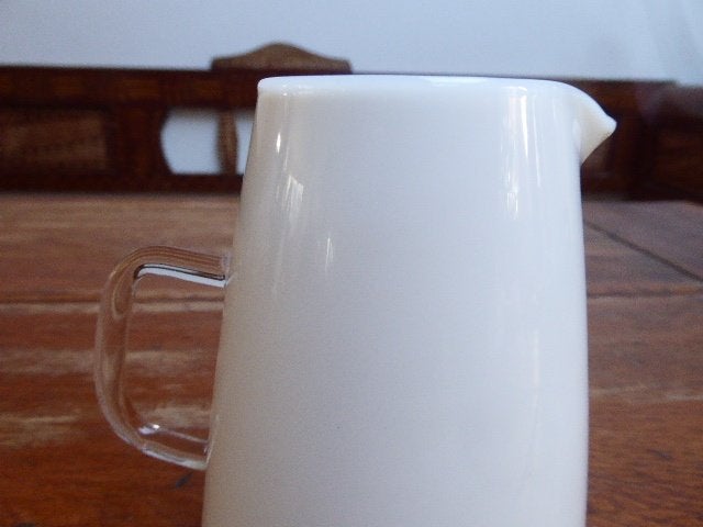 Vintage opaline kannetje, schott & gen mainz jena glas, Antiek en Kunst, Antiek | Glas en Kristal, Ophalen of Verzenden