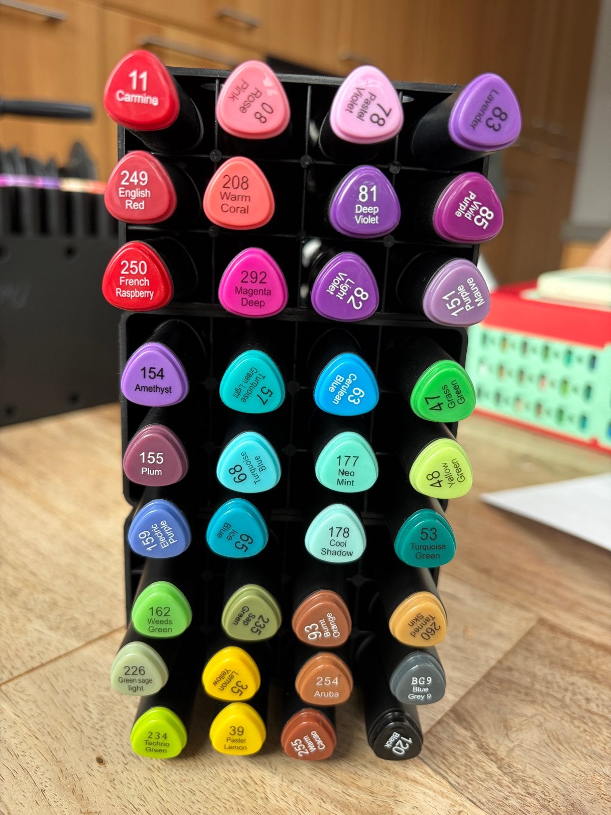 DecoTime alcoholmarkers 36 stuks, Hobby en Vrije tijd, Tekenen, Ophalen, Zo goed als nieuw, Potlood of Stift