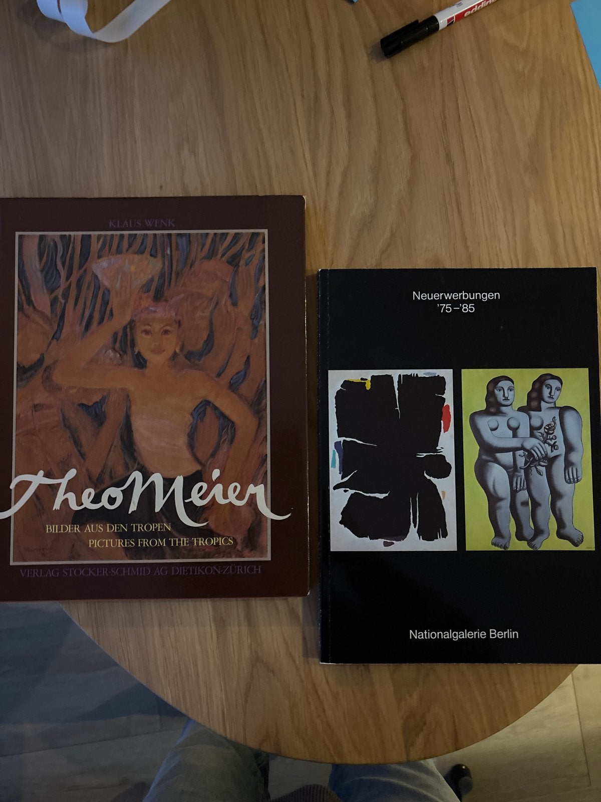 Kunstboeken: Theo Meier & Neuerwerbungen Nationalgalerie, Ophalen of Verzenden, Gelezen, Schilder- en Tekenkunst