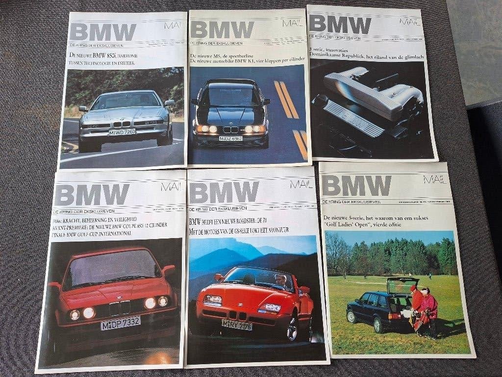6x tijdschrift BMW jaren 80-90, Ophalen of Verzenden, Zo goed als nieuw, BMW