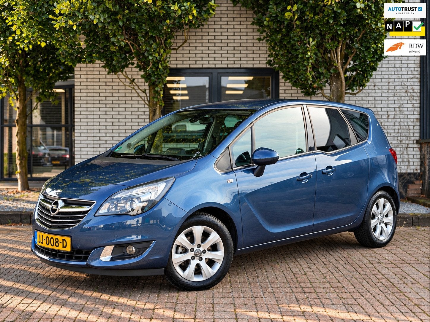 Opel Meriva 1.4 Turbo Blitz Navi|PDC V/A|ClimateControl|Stoe, Auto's, Voorwielaandrijving, 4 cilinders, Blauw, Bedrijf