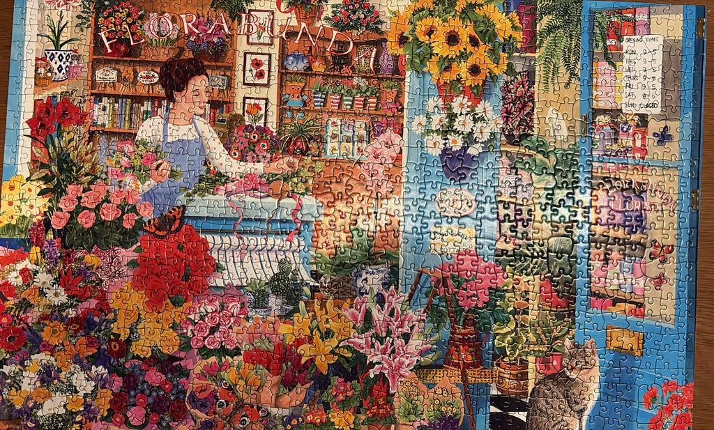 Hop puzzel, Thanks a bunch. 1000 stukjes, Hobby en Vrije tijd, Ophalen of Verzenden, 500 t/m 1500 stukjes, Zo goed als nieuw