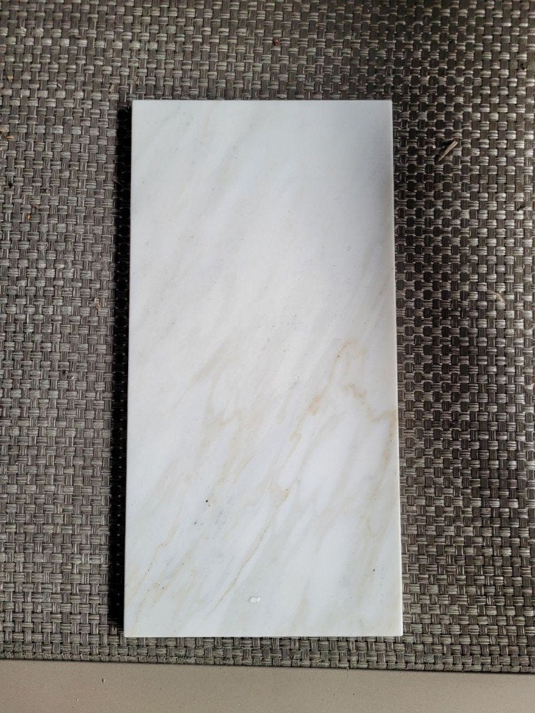 Marmeren tegels wit afm 30X15X0,5 dik ,47 stuks, Ophalen, Wandtegels, Minder dan 20 cm, Zo goed als nieuw