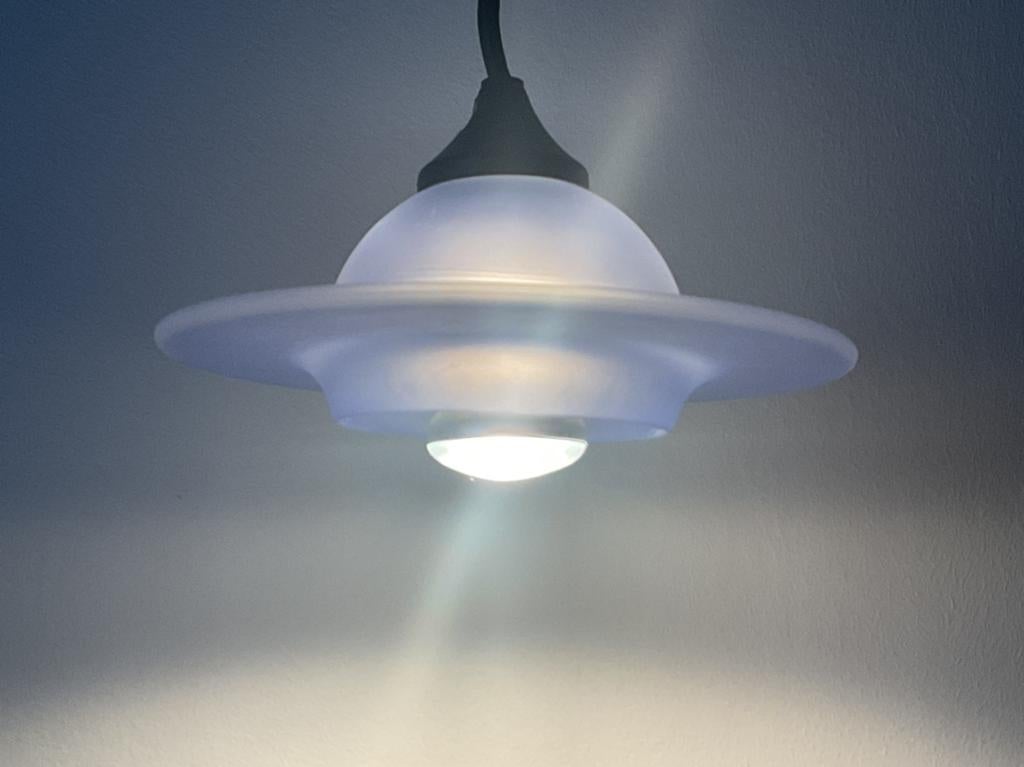 Space Age Ufo lamp, Huis en Inrichting, Lampen | Hanglampen, Zo goed als nieuw, Minder dan 50 cm, Ophalen of Verzenden