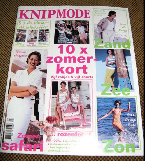 3 x KNIPMODE 1996 de nummers januari juli en oktober, Overige typen, Verzenden, Vrouw, Zo goed als nieuw