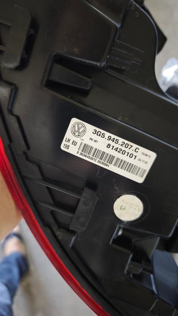 Achterlicht links VW Passat GTE 2015 - 3G5.945.207.C, Ophalen of Verzenden, Gebruikt, Volkswagen