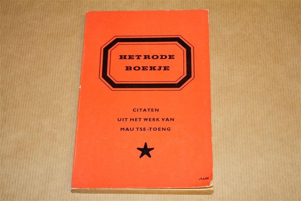 Het Rode Boekje - Citaten Mau Tse-Toeng - 1967, Boeken, Ophalen of Verzenden, Gelezen