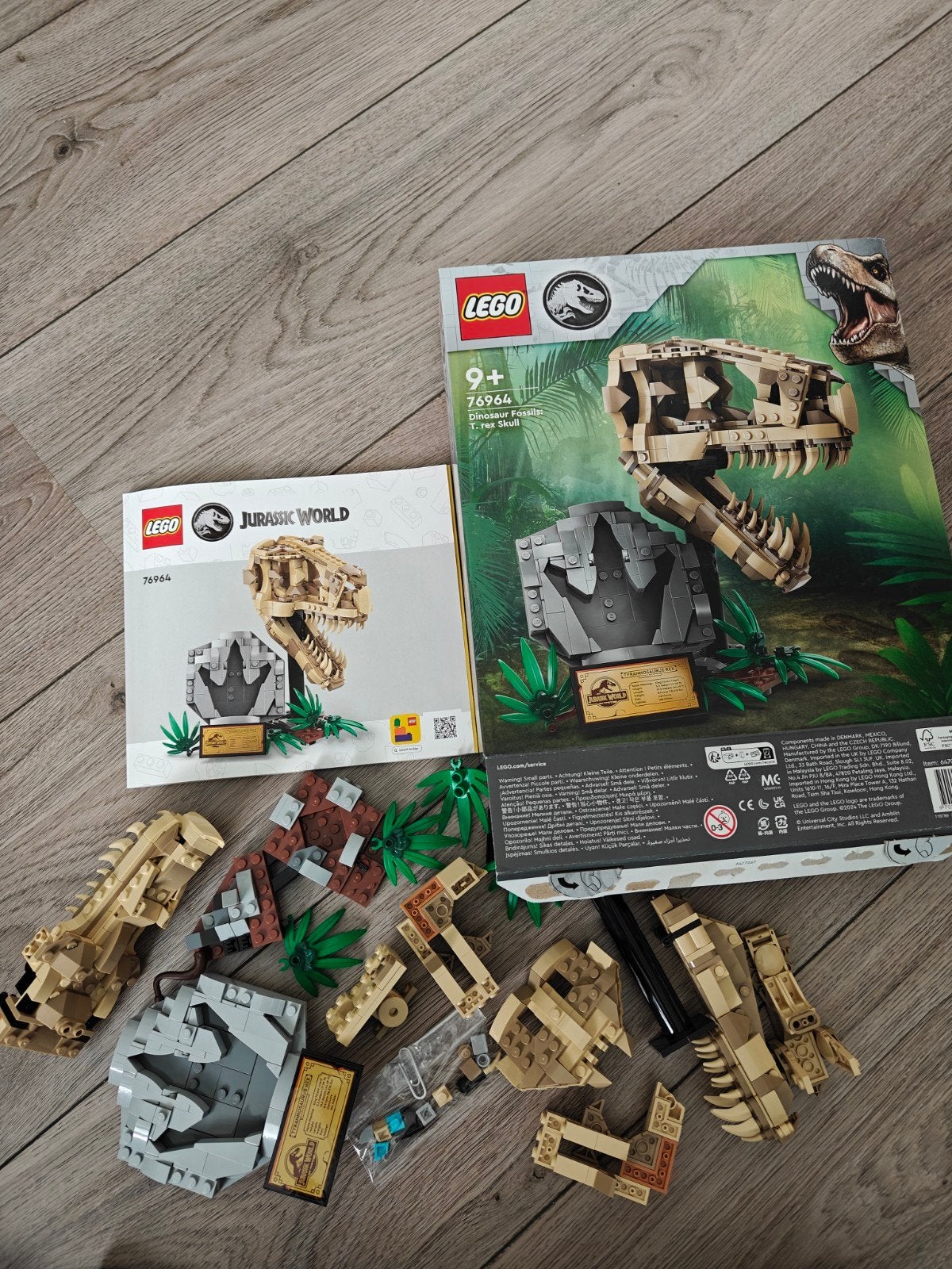 LEGO Jurassic World 76964 Dinosaurus Fossiel T. rex Schedel, Compleet, Jurassic World, Lego, Ophalen of Verzenden