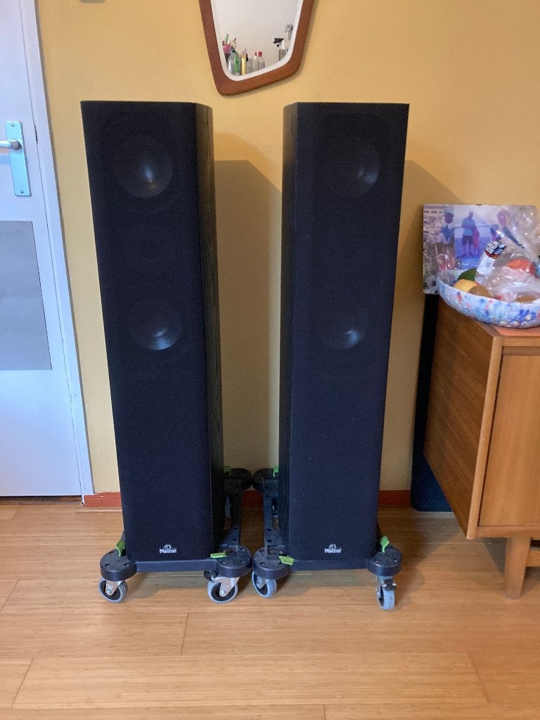 Magnat Vintage 320 Luidsprekers / boxen, Vloerstaande luidspreker, Magnat, Ophalen, 150 watt of meer