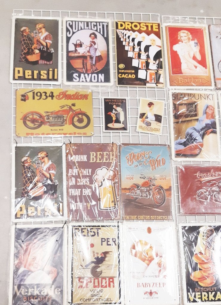 Vintage schildjes, Ophalen of Verzenden, Nieuw