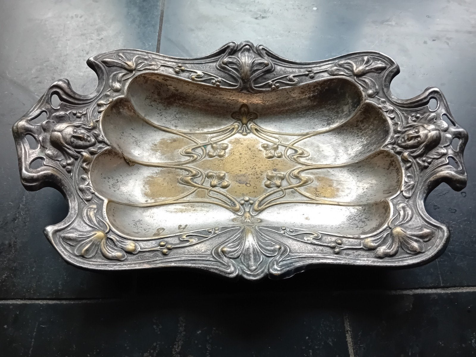 Jugendstil Art Nouveau Dienblad, Ophalen of Verzenden