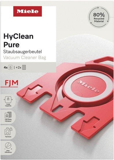 Miele HyClean Pure FJM stofzuigerzakken (4+2 stuks), Ophalen of Verzenden, Nieuw
