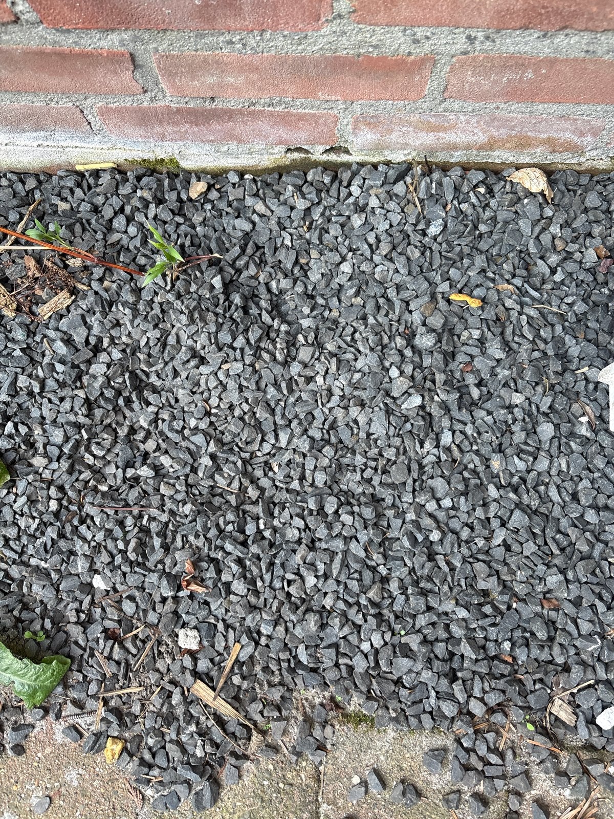 Gratis kiezels - 2,5 m², Tuin en Terras, Grind, Keien en Split, Ophalen, Gebruikt, Grijs, Grind