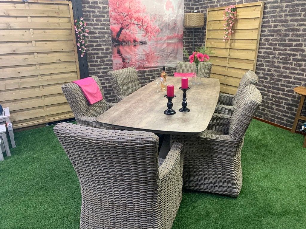 Tuinset Valerie, Ophalen, 6 zitplaatsen, Tuinset, Eettafel