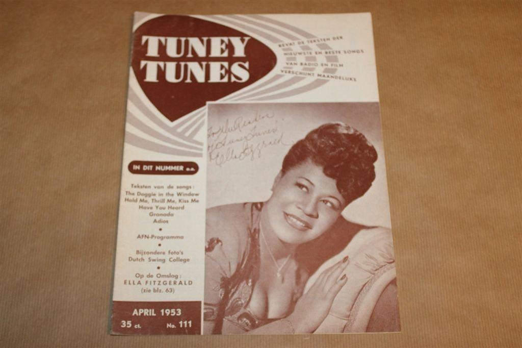 Tuney Tunes - No. 111 1953 - Met Ella Fitzgerald, Ophalen of Verzenden, 1940 tot 1960, Knipsel(s)