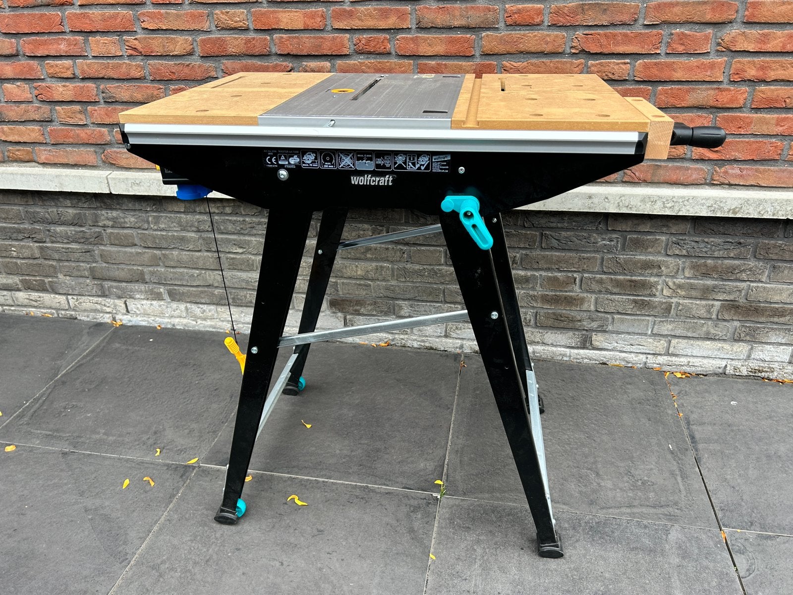 Workmate freestafel zaagtafel Wolfcraft Mastercut 1500, Ophalen, Zo goed als nieuw, Bankschroef