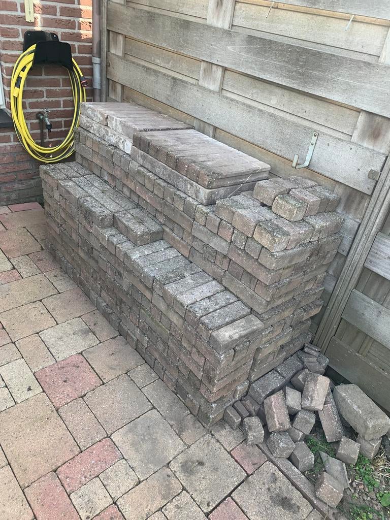 Gratis klinkers, Ophalen, Gebruikt, Klinkers, 5 tot 10 m²