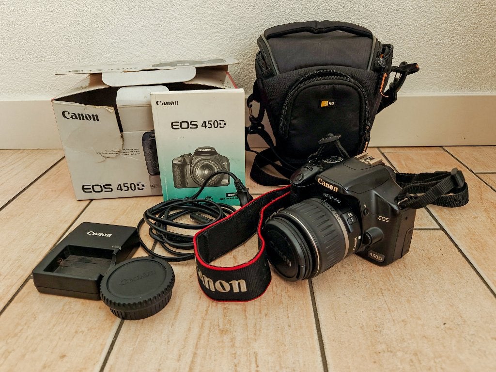 Prachtige Canon EOS 450D Spiegelreflexcamera set, Spiegelreflex, Canon, Ophalen of Verzenden, Zo goed als nieuw