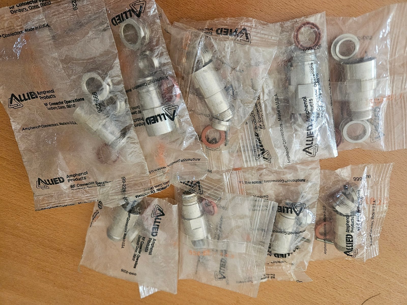 9xAmphenol Type N Connectoren UG-23B/U (74868) – NOS, Ophalen of Verzenden, Nieuw, Overige typen, Universeel