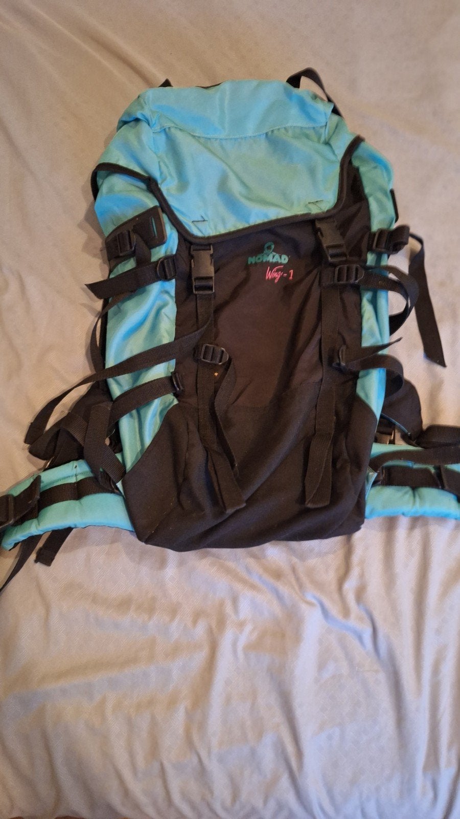 Nomad Wing -1 Backpack met stalen frame, Ophalen, Gebruikt