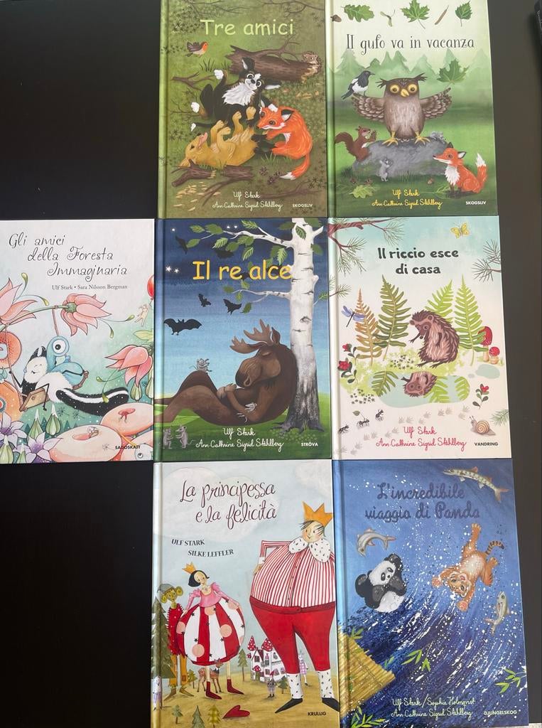 7 kinderboeken van IKEA, Ulf Stark (Italiaans), Ophalen of Verzenden, Zo goed als nieuw, Fictie algemeen