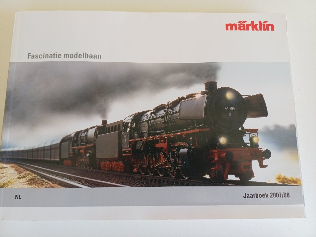 marklin jaar boek 2007 / 2008, Wisselstroom, Gebruikt, Märklin, Boek, Tijdschrift of Catalogus