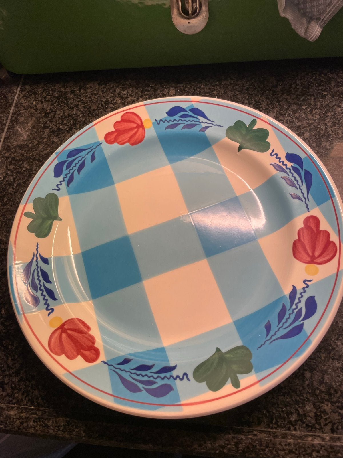 Boch Frans bord, Keramiek, Vintage, Ophalen of Verzenden, Zo goed als nieuw