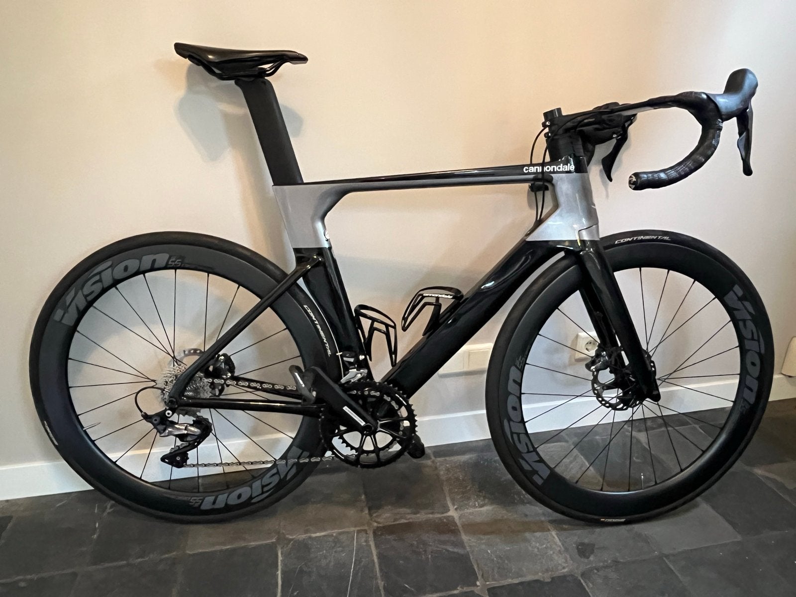 Cannondale SystemSix maat 56- 100% netjes, 28 inch, Carbon, Heren, Zo goed als nieuw