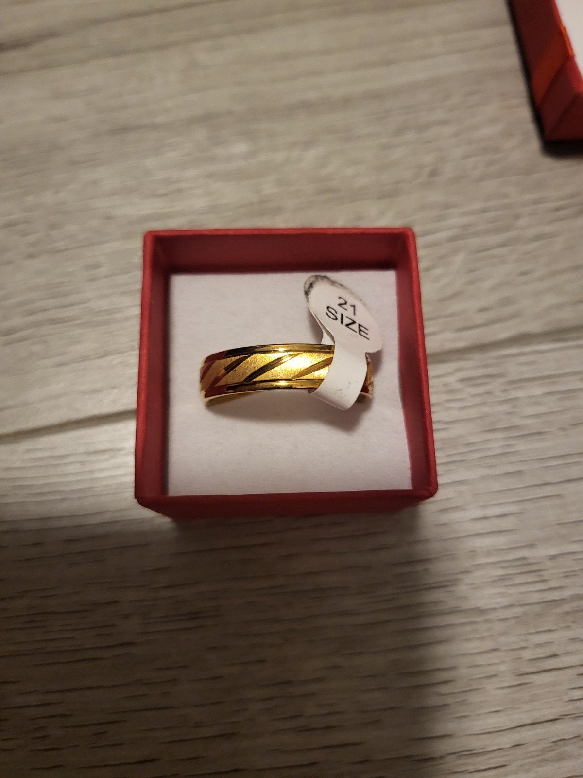 Nieuwe Gouden Ring - Maat 21, 20 of groter, Nieuw, Ophalen of Verzenden, Dame of Heer