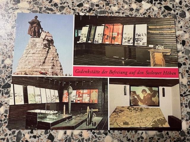 Ansichtkaart Gedenkstätte der berfreiung auf Seelow Höhen, Verzamelen, Ophalen of Verzenden, Landmacht, Duitsland, Overige typen