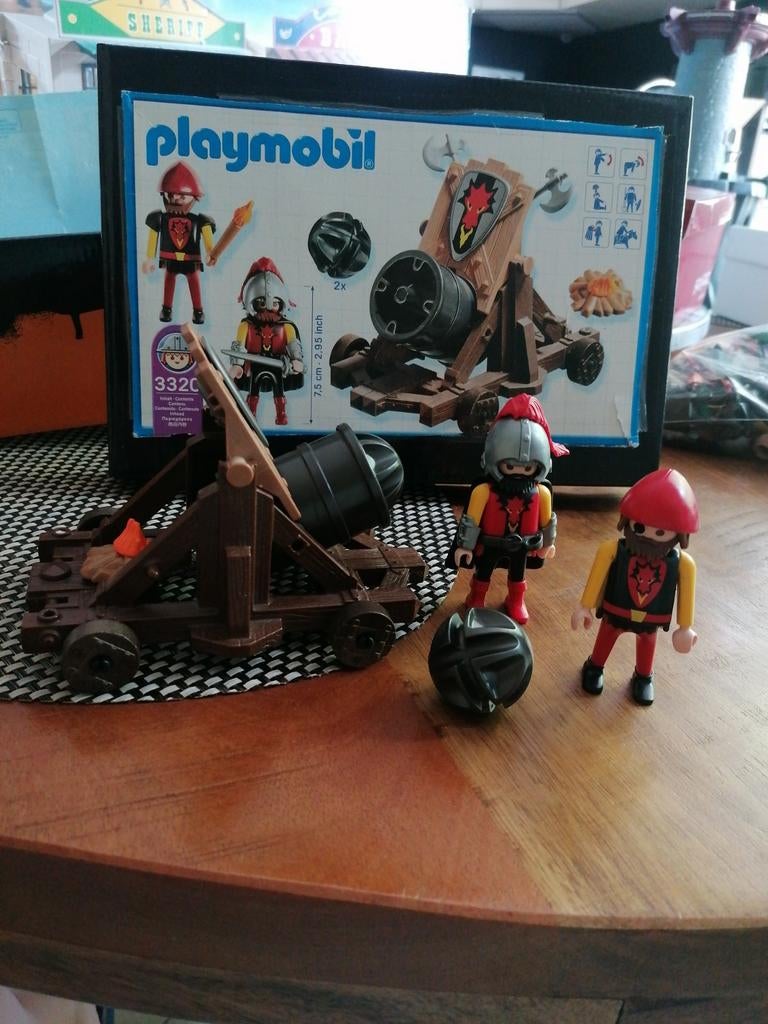 Playmobil Drakenridders met aanvalskanon - Set 3320, Kinderen en Baby's, Speelgoed | Playmobil, Ophalen of Verzenden