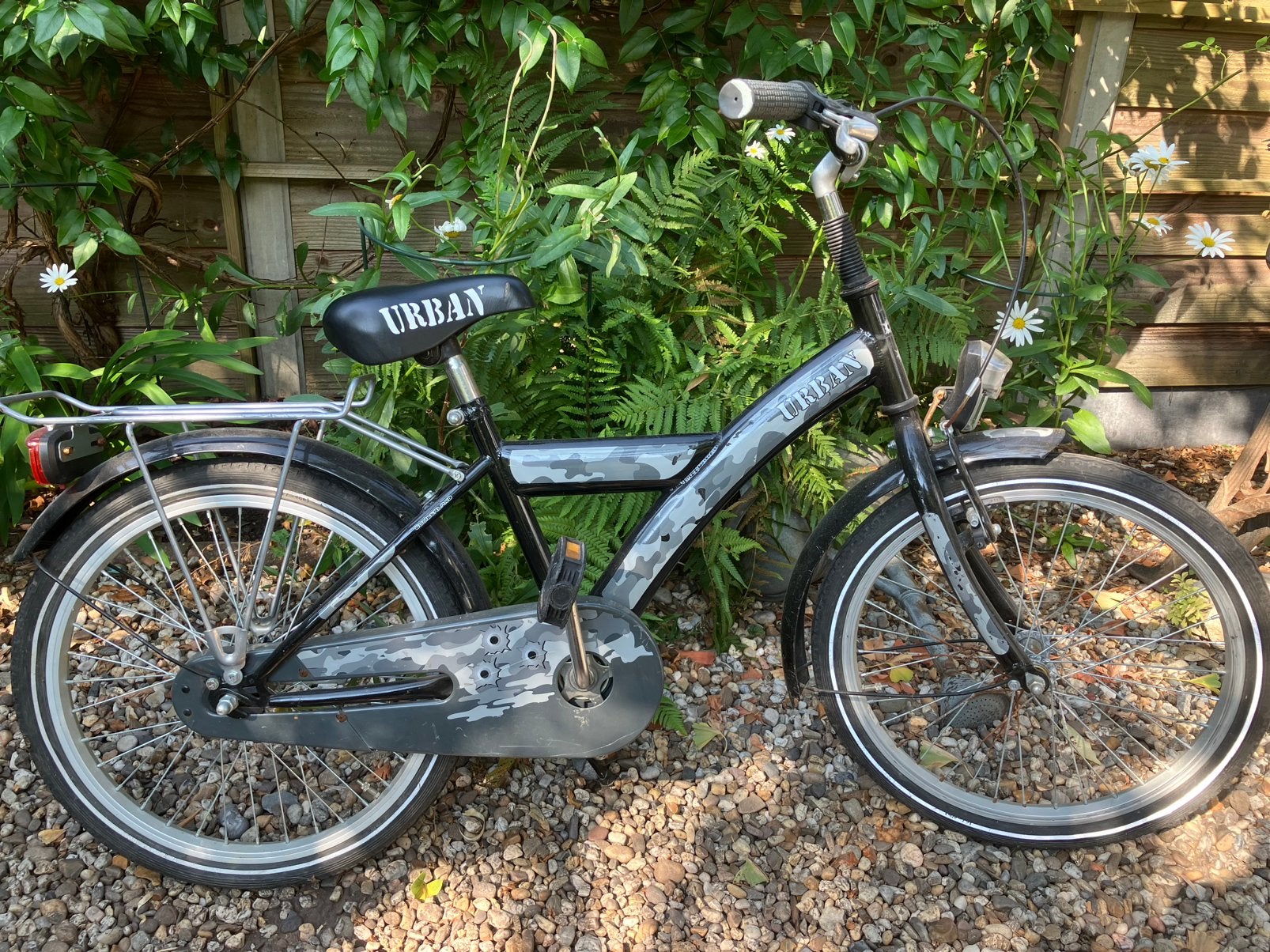 URBAN kinderfiets 20 inch, Ophalen, Gebruikt, Terugtraprem, 20 inch of meer