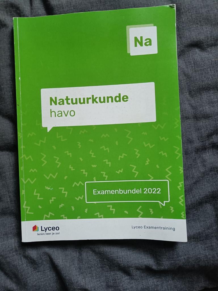 Examenbundel Natuurkunde havo 2022, Boeken, Ophalen of Verzenden, Beta, Gelezen, LBO