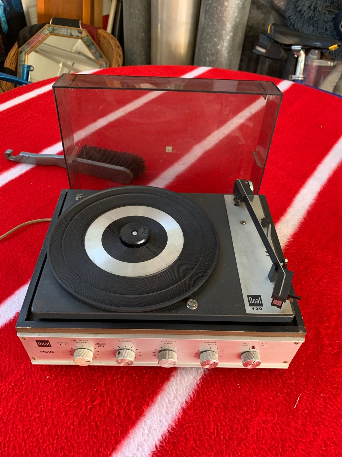 vintage Dual HS25 platenspeler uit de jaren '70, Verzenden, Dual