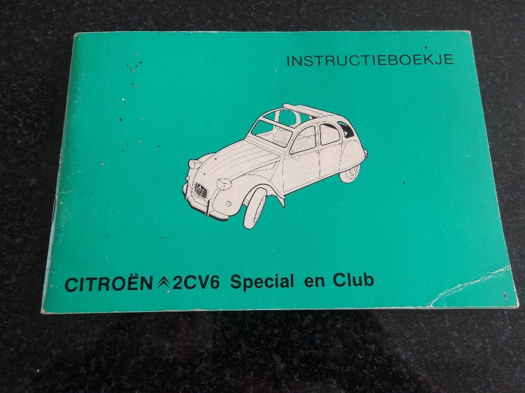 Citroën 2CV6 Special en Club- Instructieboekje NL, Verzenden