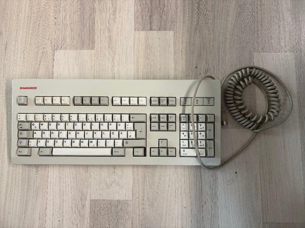 Highscreen QWERTZ cherry keyboard, Gebruikt, Cherry, Ophalen of Verzenden, Qwertz
