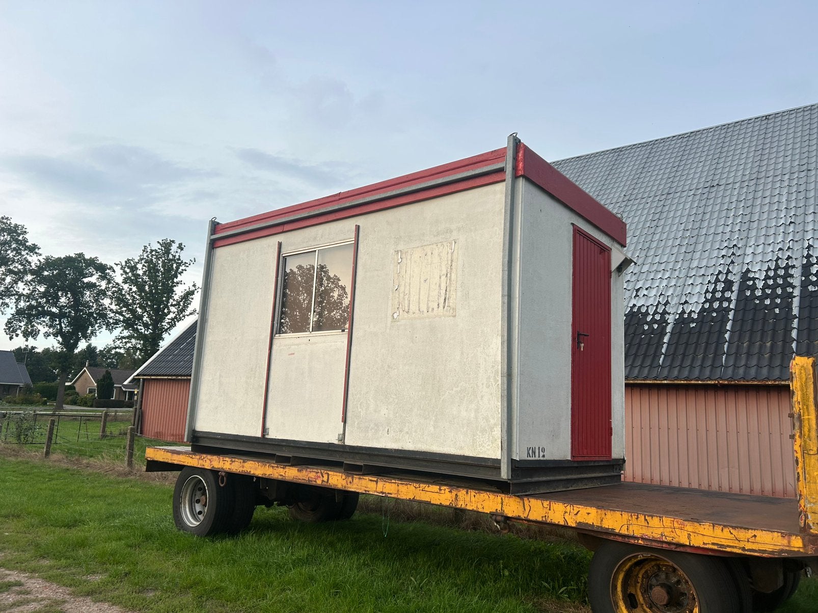 Kantoor unit schaftkeet unit, Doe-het-zelf en Verbouw, Ophalen, Gebruikt