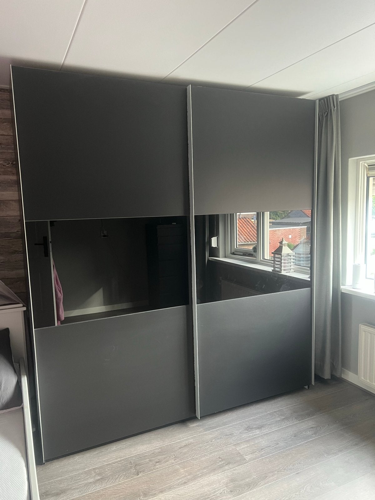 Garderobekast met schuifdeuren van Leen Bakker, Huis en Inrichting, Kasten | Kledingkasten, Ophalen, Gebruikt, 200 cm of meer