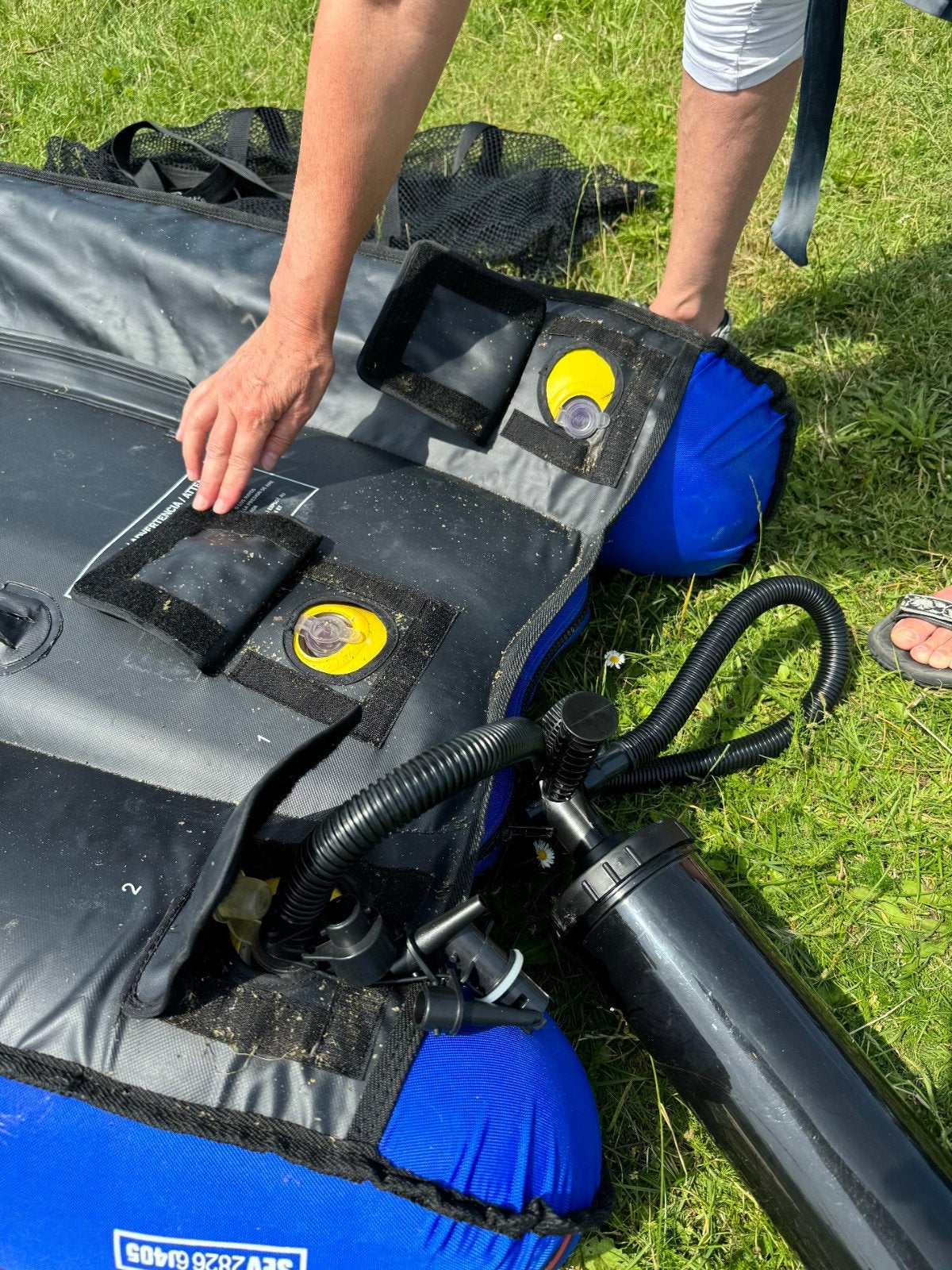 Opblaasbare kano, Watersport en Boten, Ophalen, Opblaasbaar, Zo goed als nieuw, 1-persoons