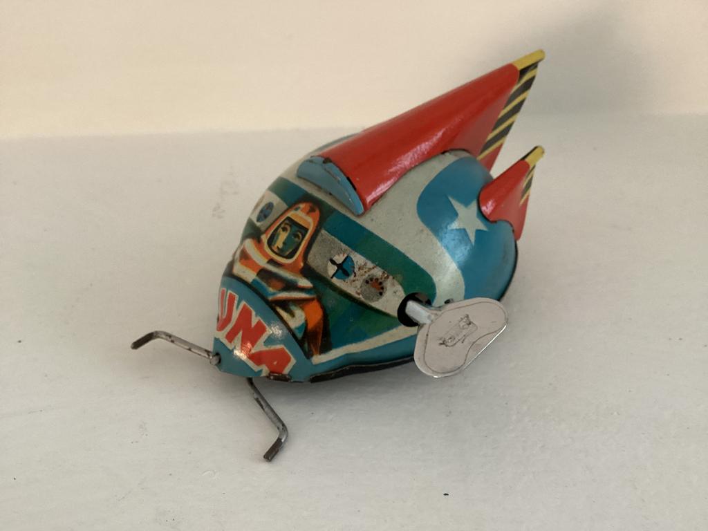 Luna antiek speelgoed, space, Antiek en Kunst, Antiek | Speelgoed, Ophalen of Verzenden