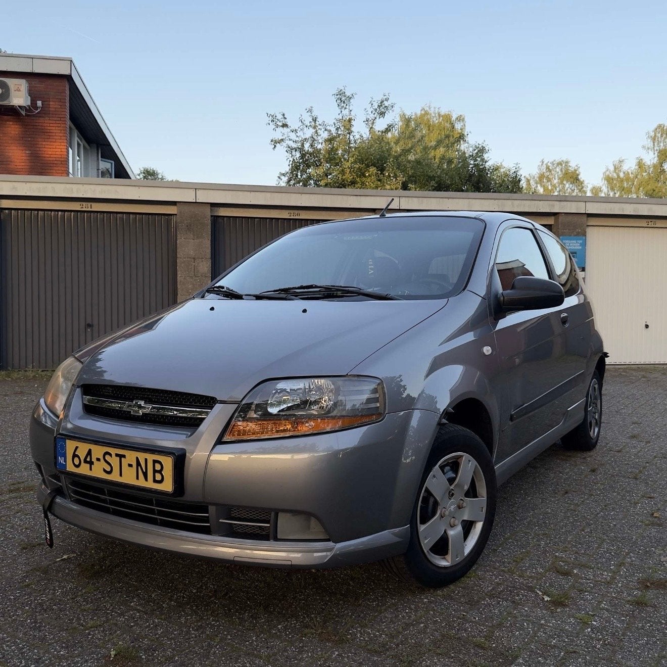 Chevrolet Kalos 1.2 SE, Voorwielaandrijving, 1150 cc, 40 €/maand, Zwart