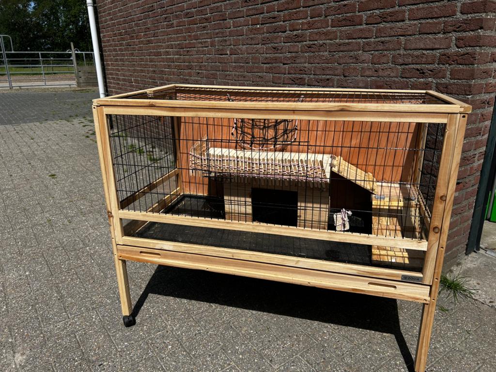 Cavia-konijnen kooi - 115x60x90 cm - Zo goed als nieuw., Dieren en Toebehoren, Minder dan 60 cm, Kooi, 110 cm of meer, Ophalen of Verzenden