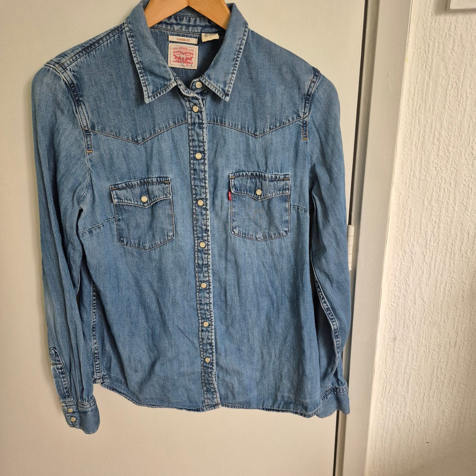 Dames LEVIS blouse maat M, zeer goed, Kleding | Dames, Ophalen of Verzenden