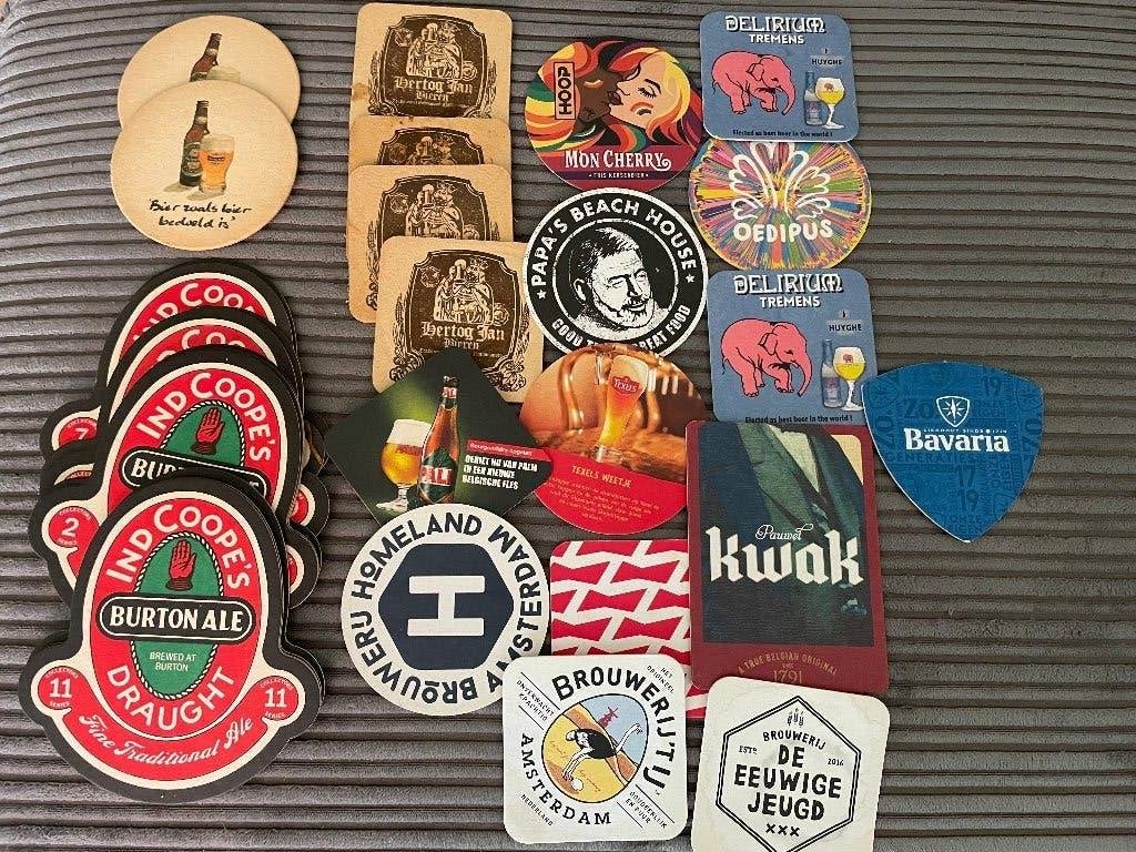Bier viltjes, Ophalen of Verzenden, Zo goed als nieuw, Viltje(s), Overige merken