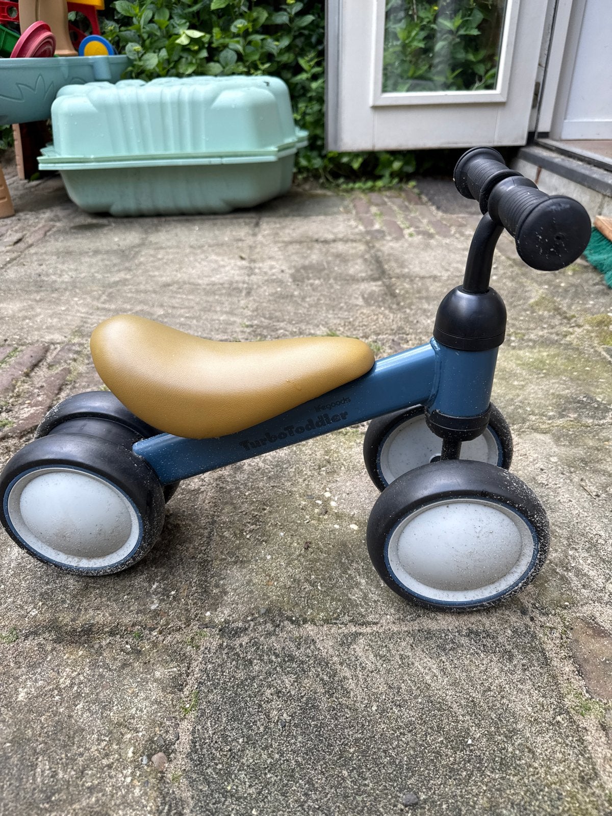 Turbo Toddler Loopfiets - Blauw/Geel, Ophalen, Gebruikt, -, Loopfiets