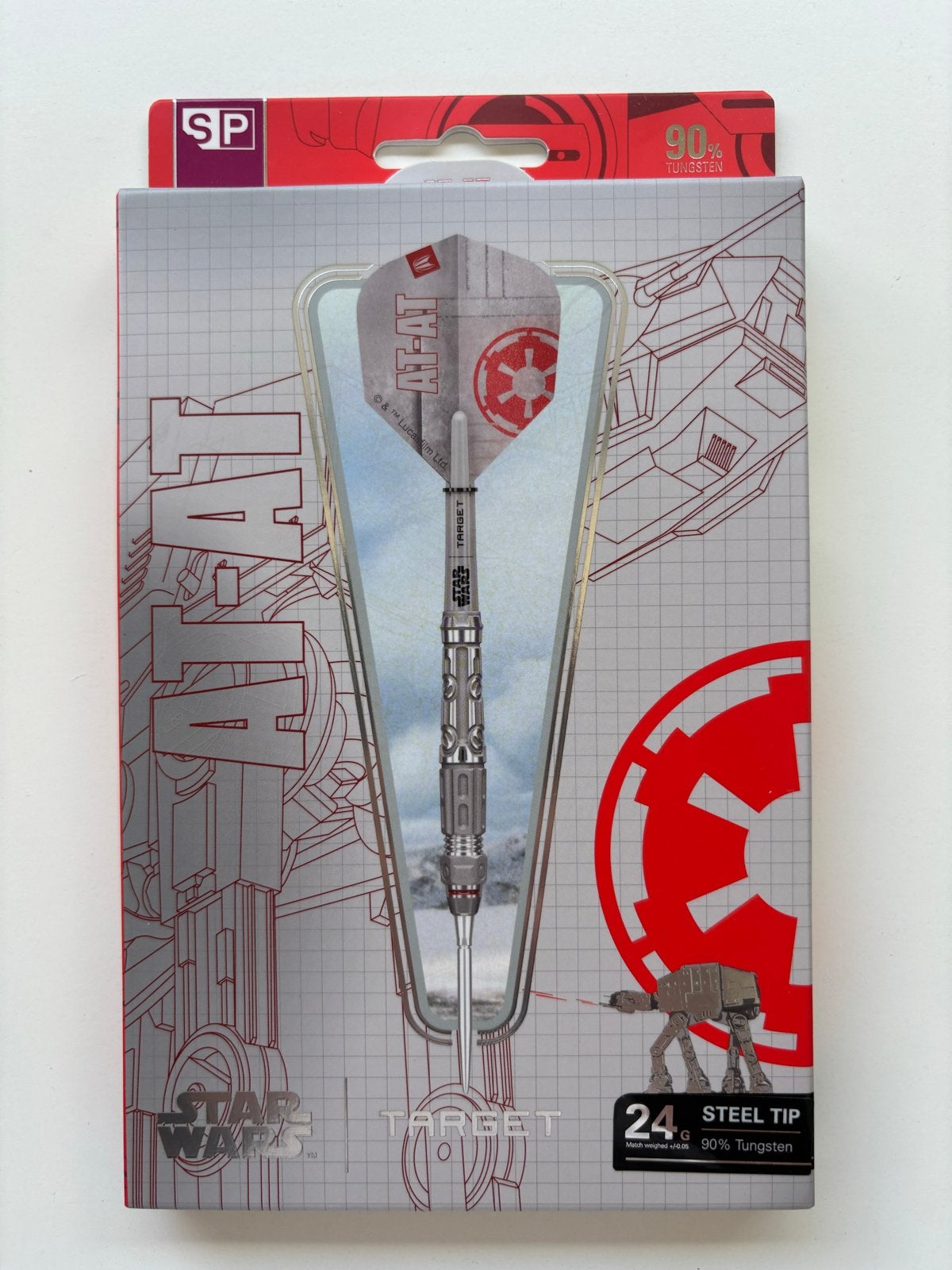 Target dartpijlen Star Wars AT-AT Darts 24g Steel Tip, Ophalen of Verzenden, Nieuw, Pijlen