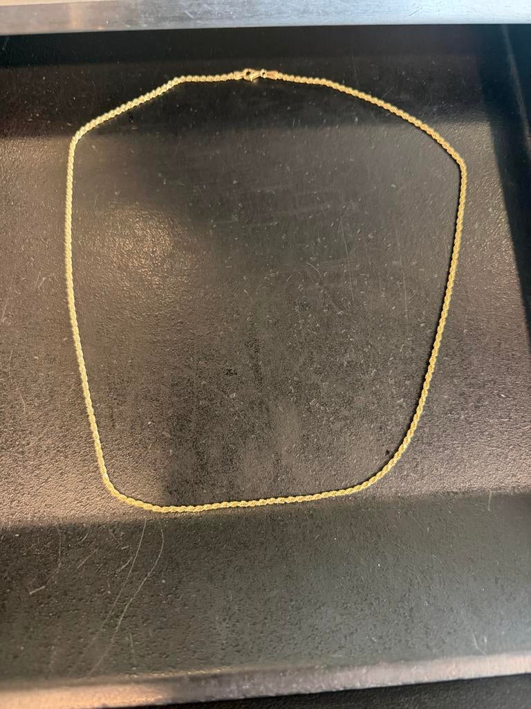 Massieve Gouden Rope Ketting - 2mm, 60cm, 11 gram, Ophalen of Verzenden, Nieuw, Goud